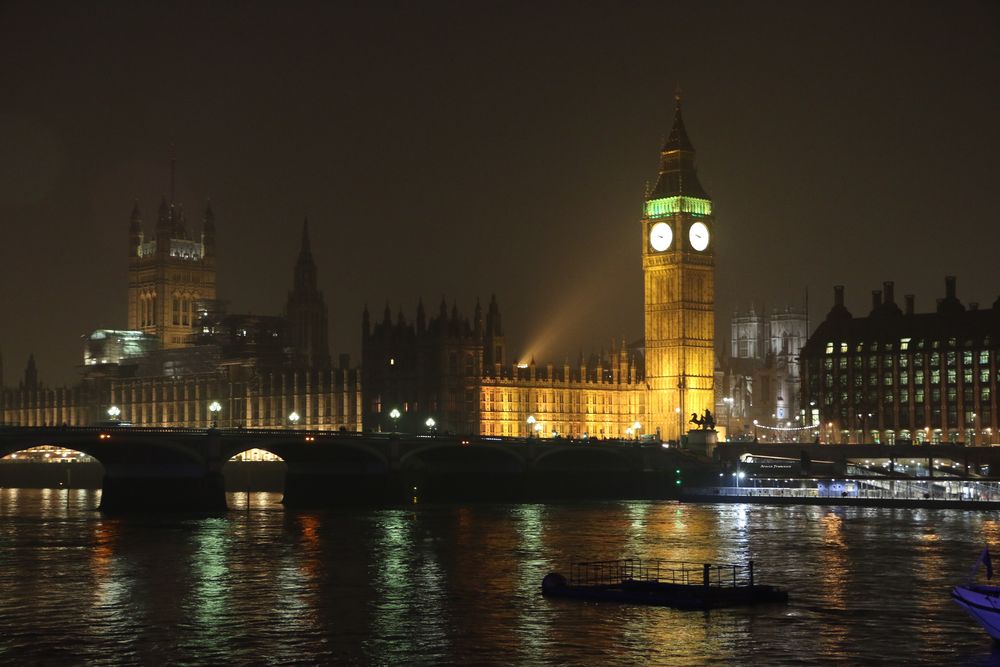 Le luci sul Big Ben 