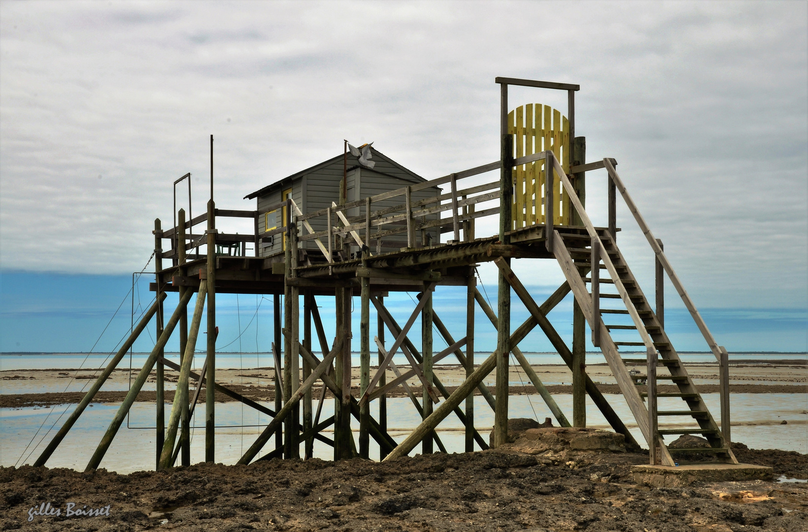 île Madame , carrelet à la porte jaune