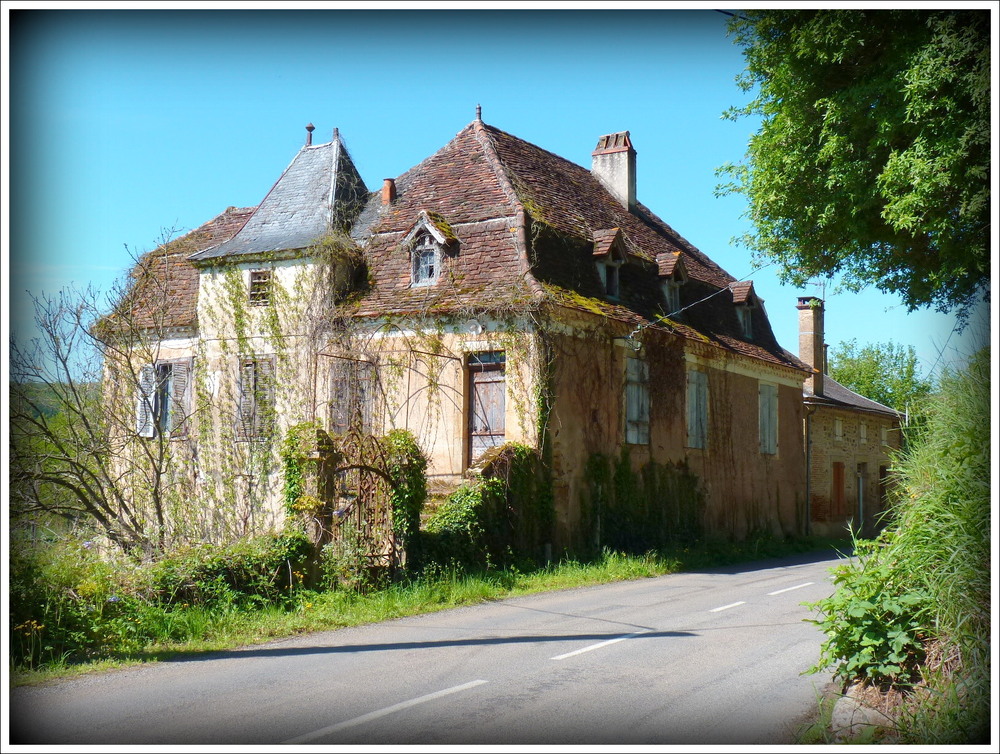 Le Manoir abandonné .