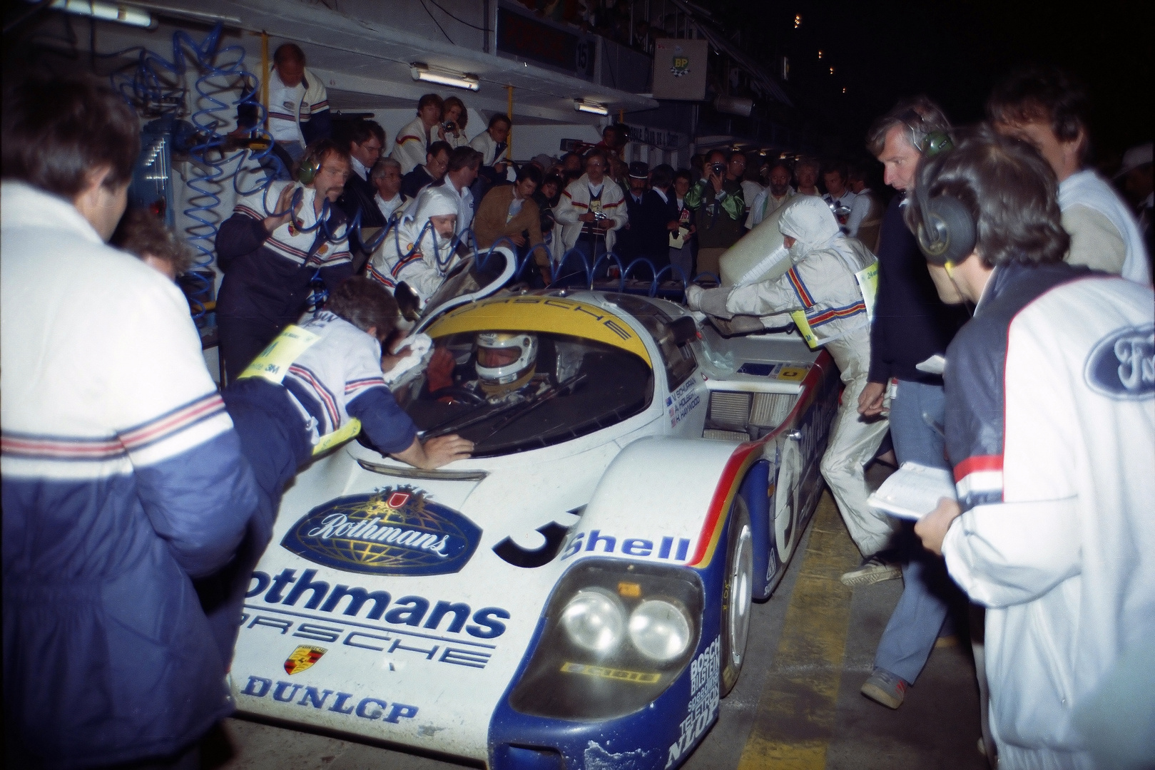 Le Mans 1983 - Tankstop Sieger-Porsche 956