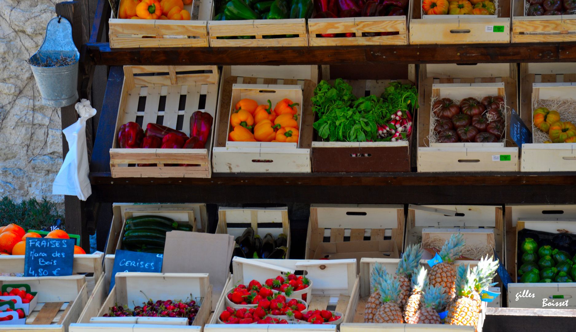 le marché aux couleurs du dimanche matin