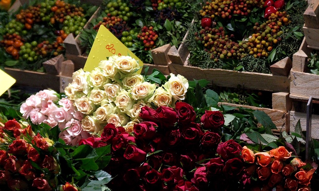 Le marché aux fleurs