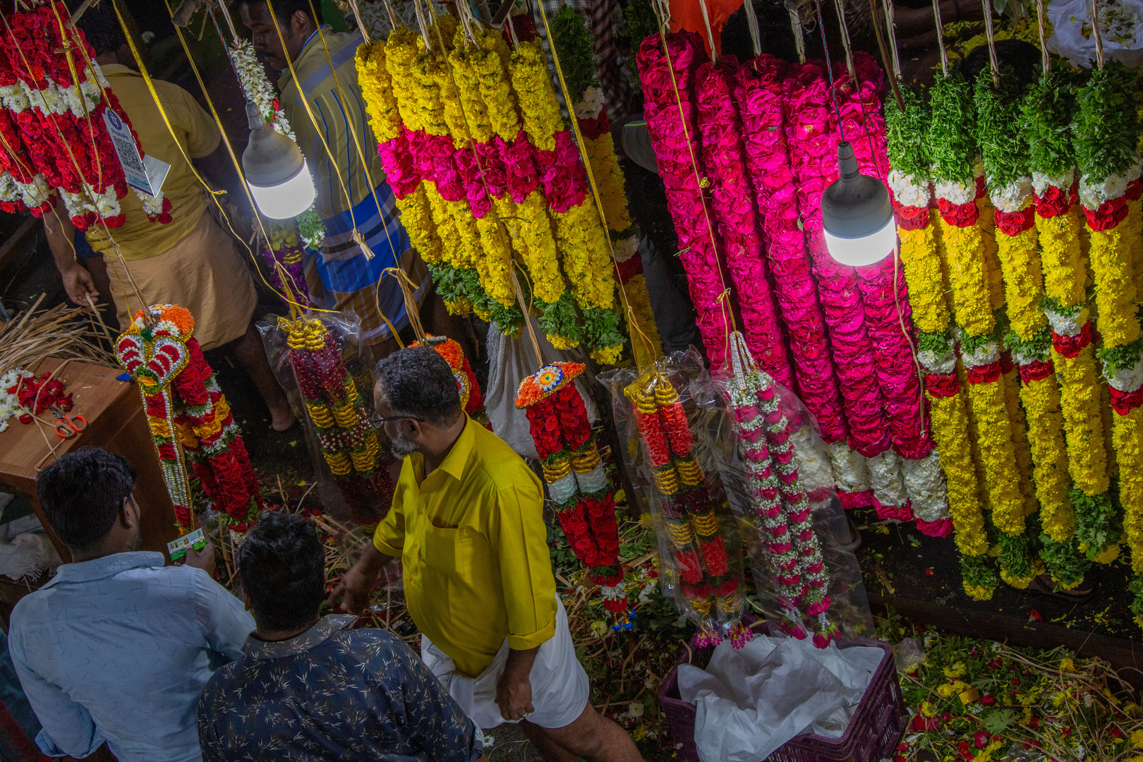 Le marché aux fleurs