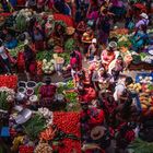 Le marché de Chichicastenango.