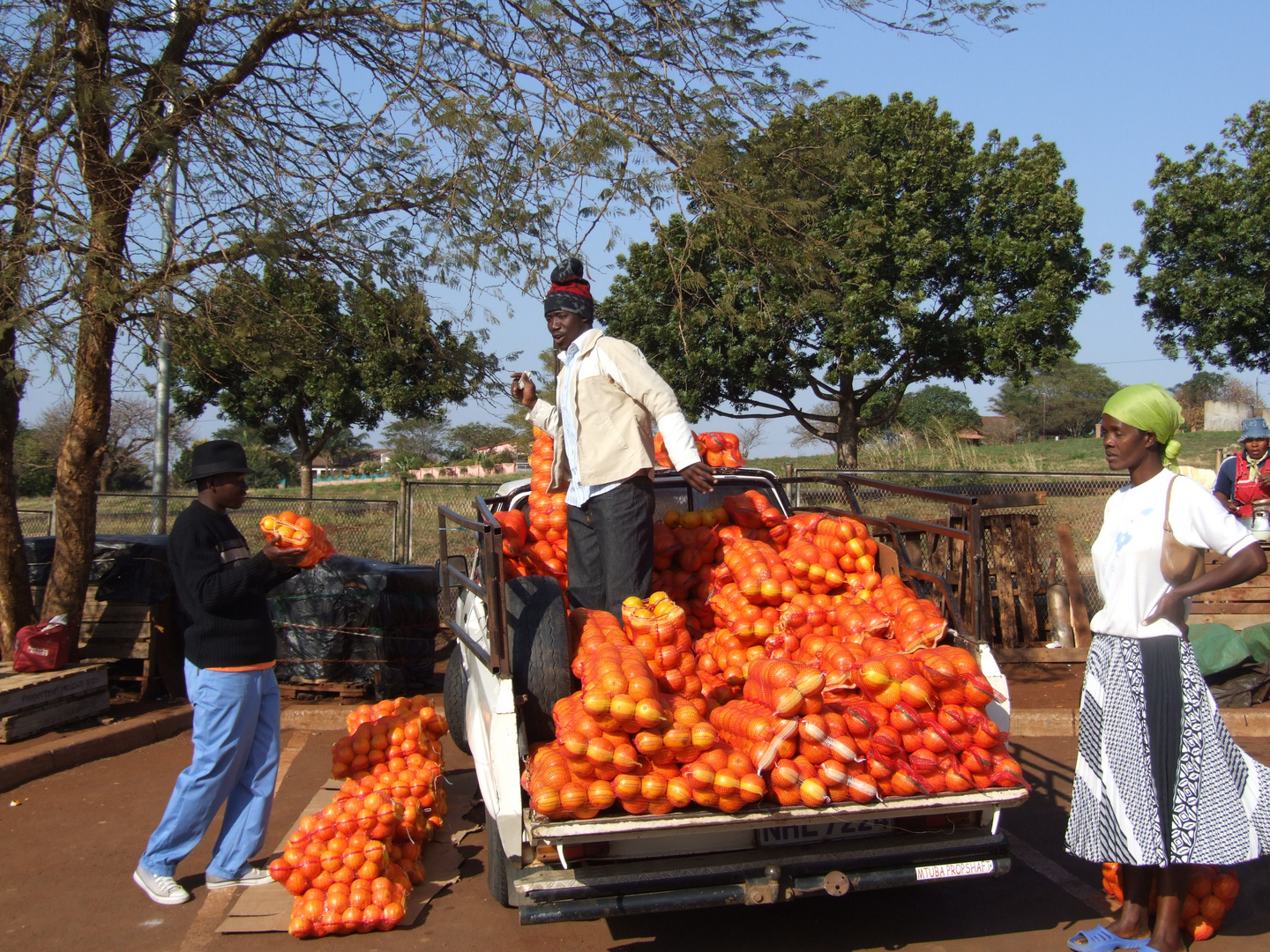 Le marché de Hluhluwe