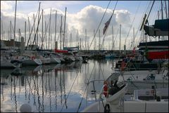 " Le matin dans la Marina du château à Brest "