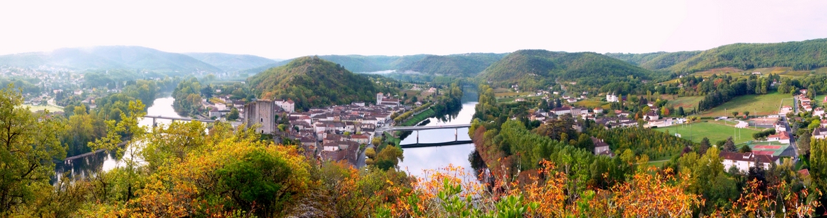 Le méandre de LUZECH .