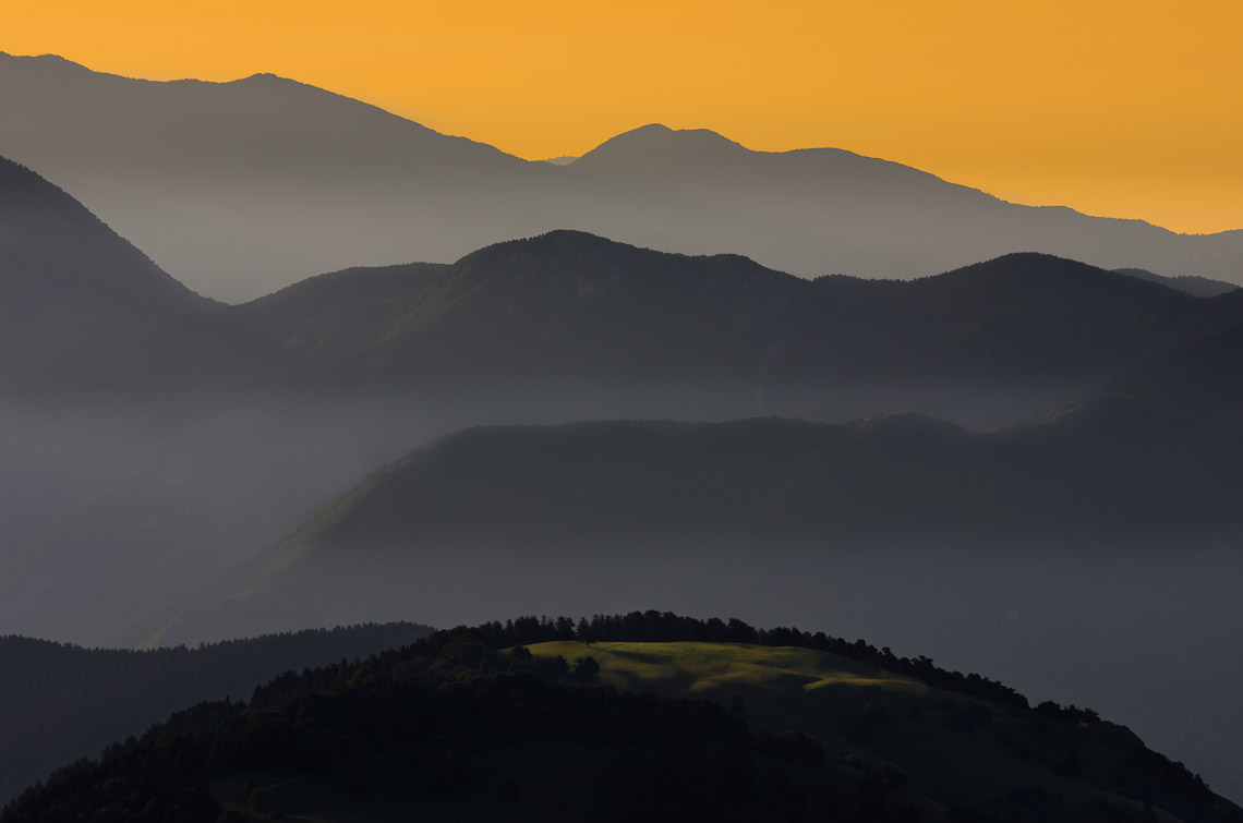 Le Mercantour au petit matin