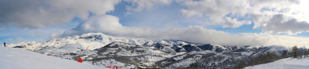 Le Mercantour sous la neige