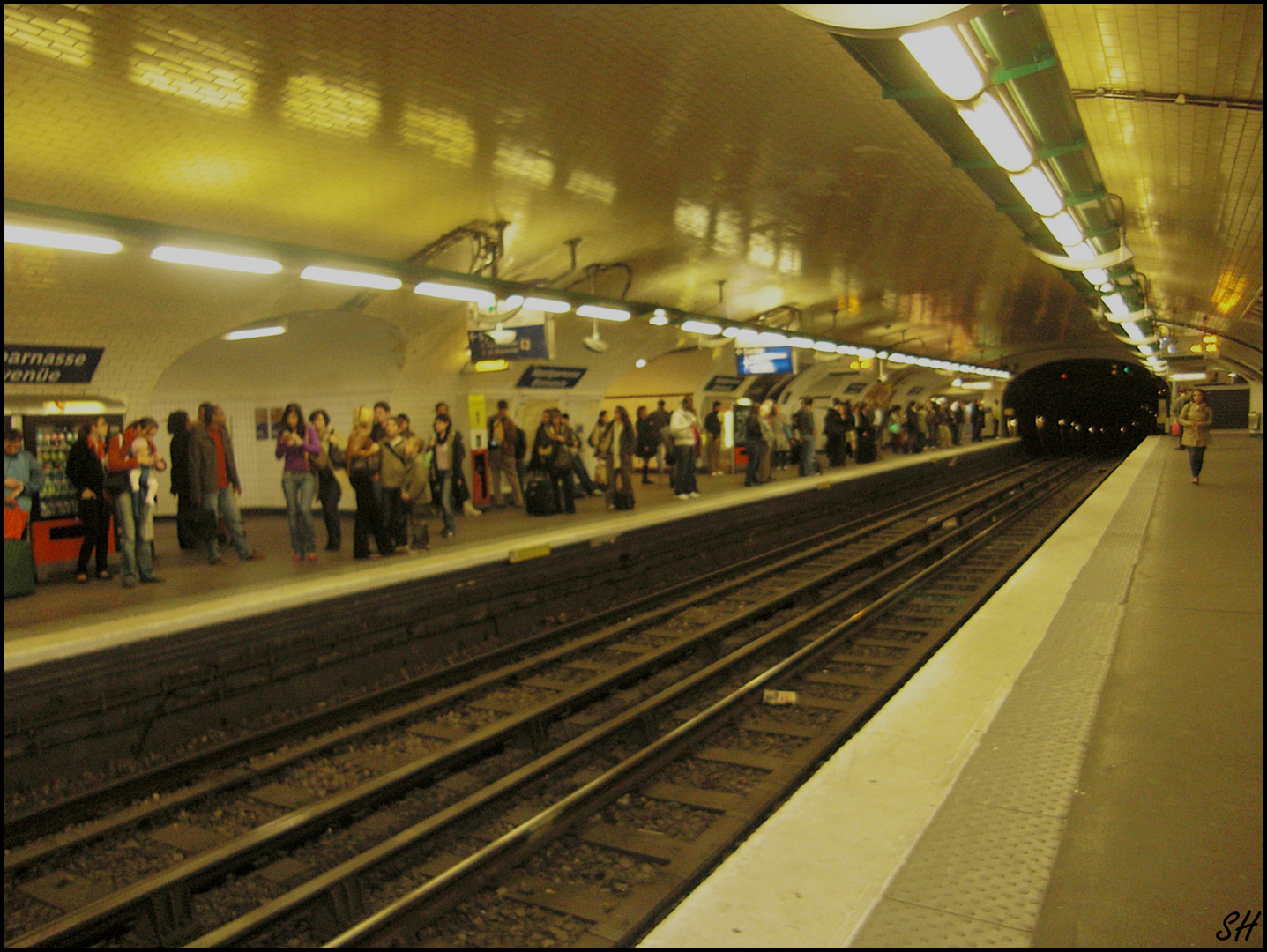 Le metro en Paris.