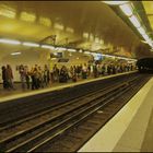 Le metro en Paris.