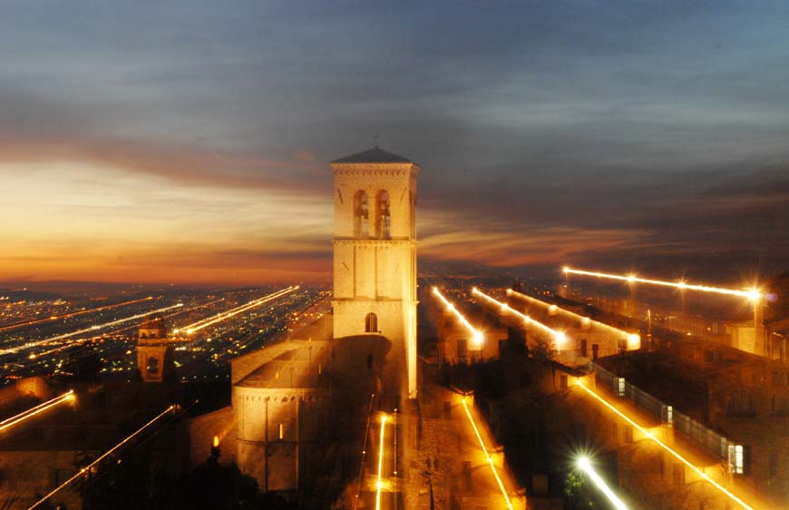 Le mille luci di Assisi