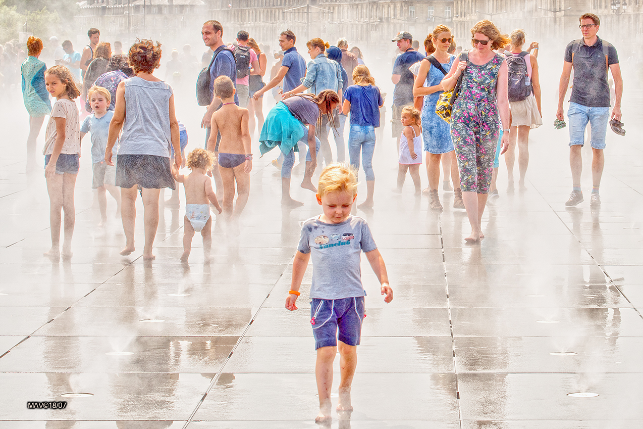 Le Miroir d'Eau a Place de la Bourse, Bordeaux