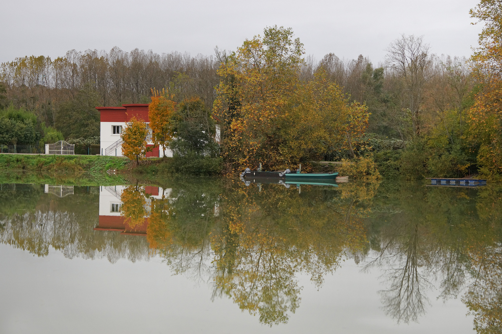 Le miroir sur l'Adour