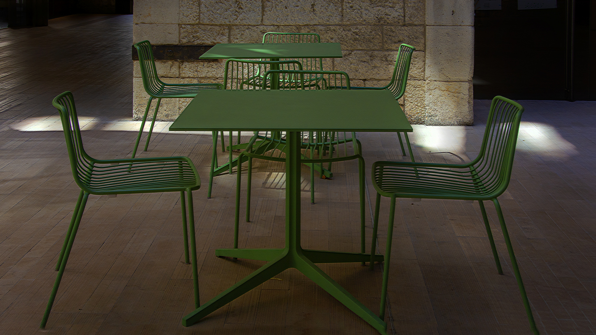 Le mobilier vert!