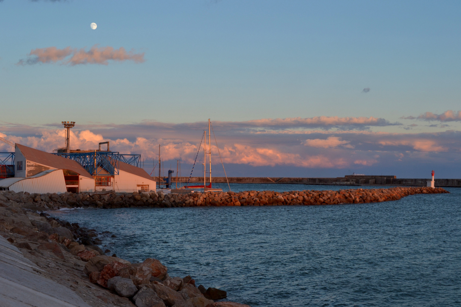 Le môle à Sète