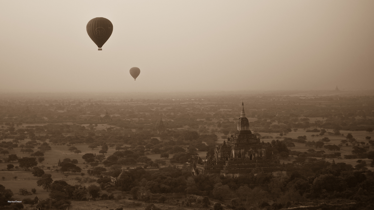 Le mongolfiere su Bagan