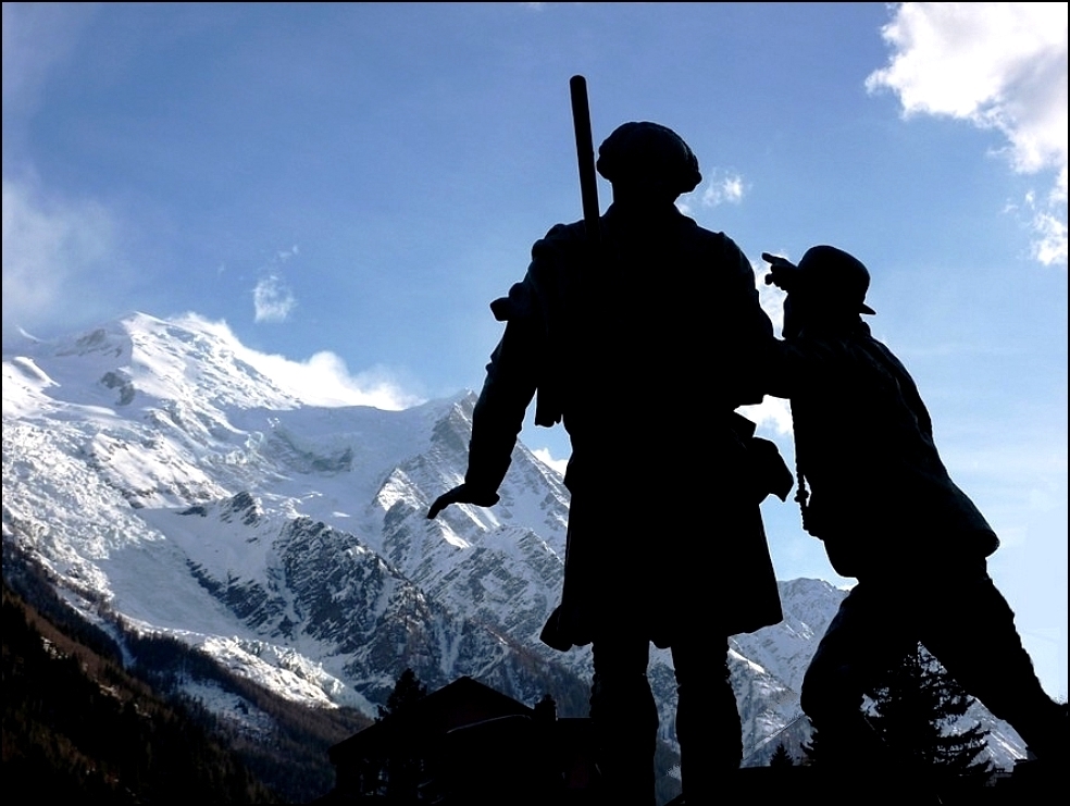 Le Mont-Blanc : c'est là-haut !!!