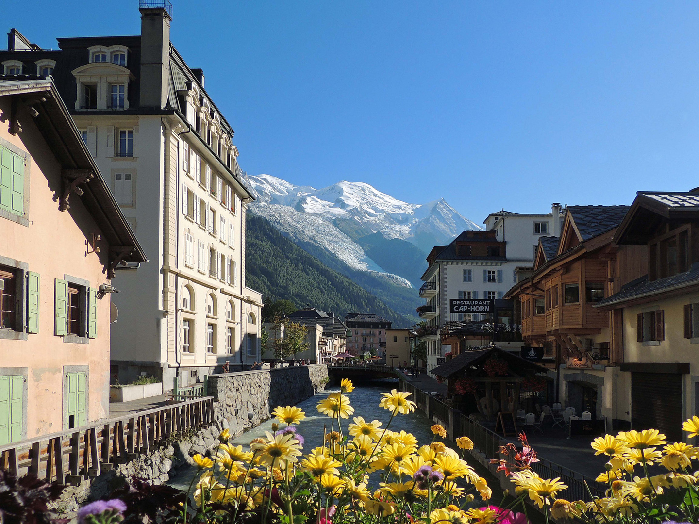  Le Mont Blanc depuis Chamonix