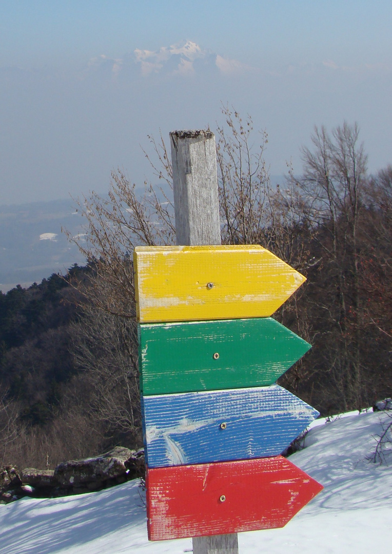 le mont Blanc et ses balades...