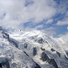 Le Mont Blanc vu de l’Aiguille du Midi 