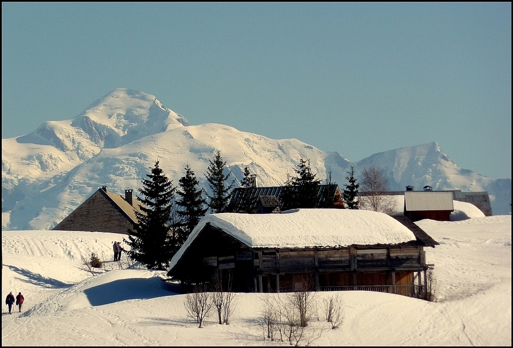 Le Mont-Blanc , vu de Sommand (74)