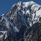 Le Mont-Blanc, vu depuis le refuge Bonatti, Val Ferret.