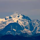 Le Mont-Blanc, vue du Crêt de la Neige, Monts du Jura