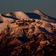 Le mont Mounier au coucher du soleil.