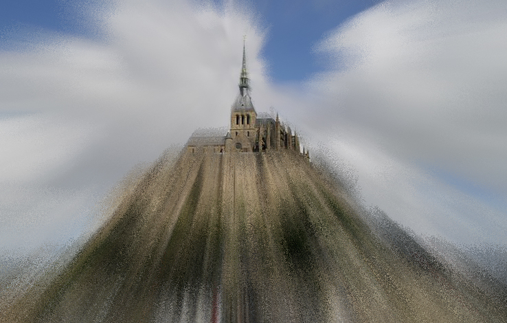 Le Mont Saint Michel dans sa robe du soir