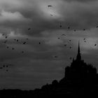 le Mont-Saint-Michel, dunkel