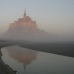 Le Mont St. Michel am Morgen des Heiligabend 2008