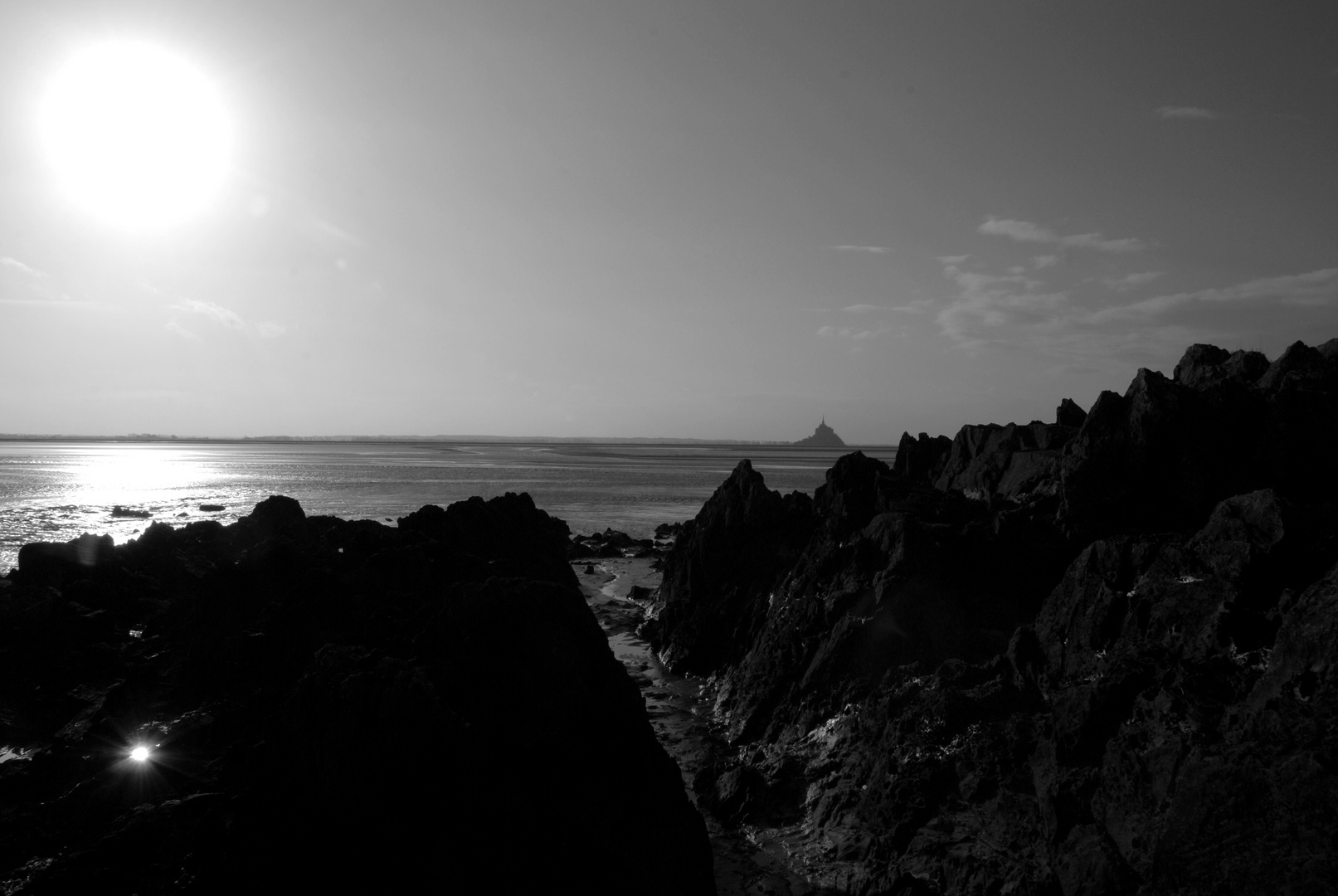 Le Mont St Michel depuis le Grouin Sud