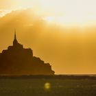 Le Mont-St.-Michel im Abendlicht