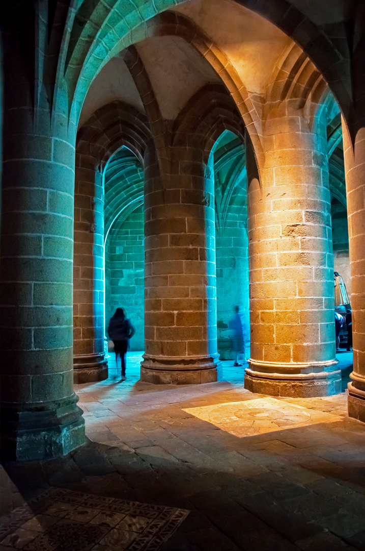 Le Mont-St-Michel, Krypta