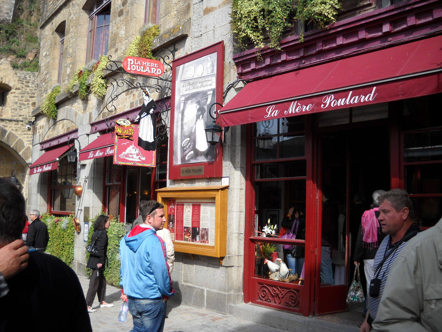 Le Mont St Michel " La Mère Poulard "