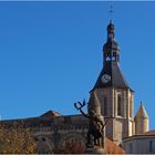 Le Monument aux morts et l’Eglise Saint-Nicolas