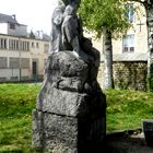 Le monument d'Arthur Rimbaud.