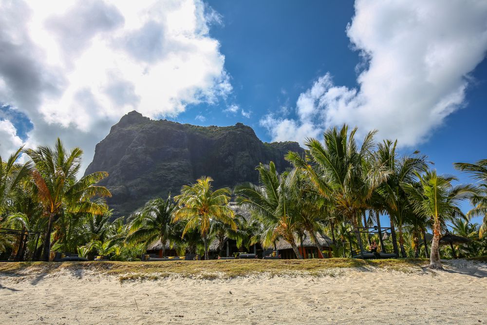 Le Morne Brabant / Vue depuis la plage