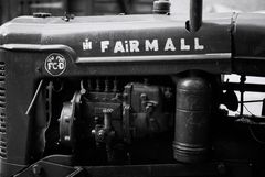 Le moteur du tracteur