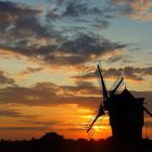 Le moulin au couchant