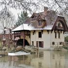 le moulin de Fourges en hiver