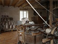 Le Moulin de Verteuil - Dans la salle des meules..