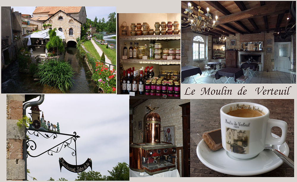 Le Moulin de Verteuil - Restaurant, salon de thé, terrasse, boutique