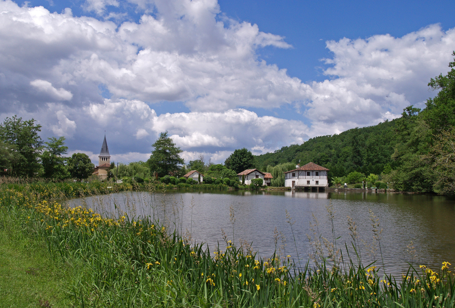 Le Moulin et son lac  --  Duhort Bachen (Landes)  --  Die Mühle und ihren See