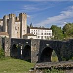 Le moulin fortifié de Barbaste (Lot-et- Garonne) et le Pont Roman sur la Gélise