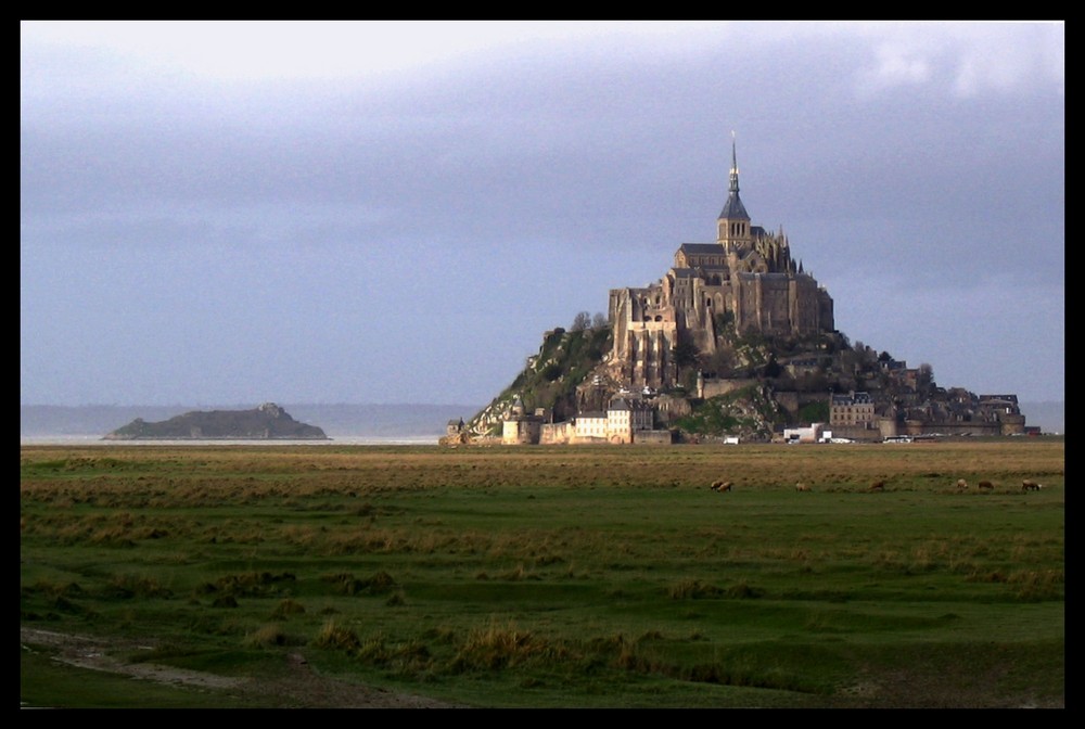 Le Mt St Michel sous le grain