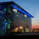 Le Mucem la nuit .