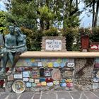 Le mur d’Alassio, province de Savone, Italie