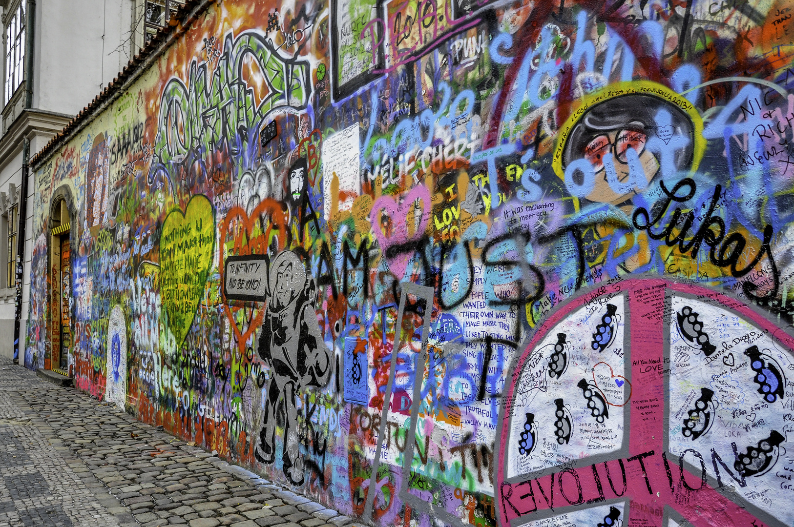 Le mur de John Lennon (Prague)